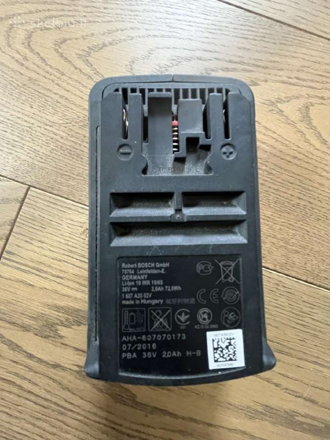 Gerai veikenti bosch baterija 36v 2,0ah - nuotraukos Nr. 3