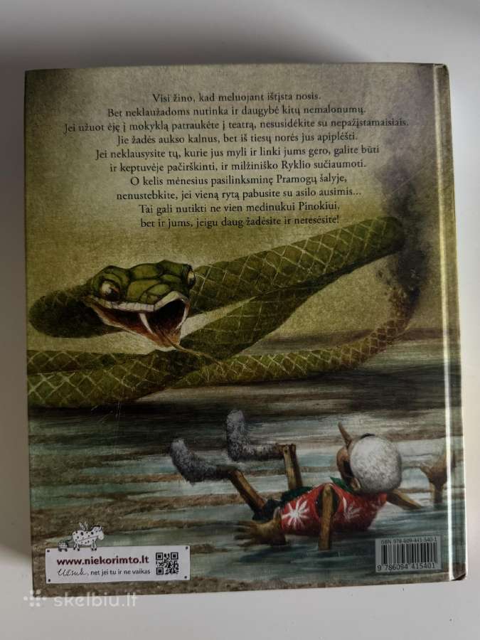 Pinokio nuotykiai knyga - nuotraukos Nr. 2