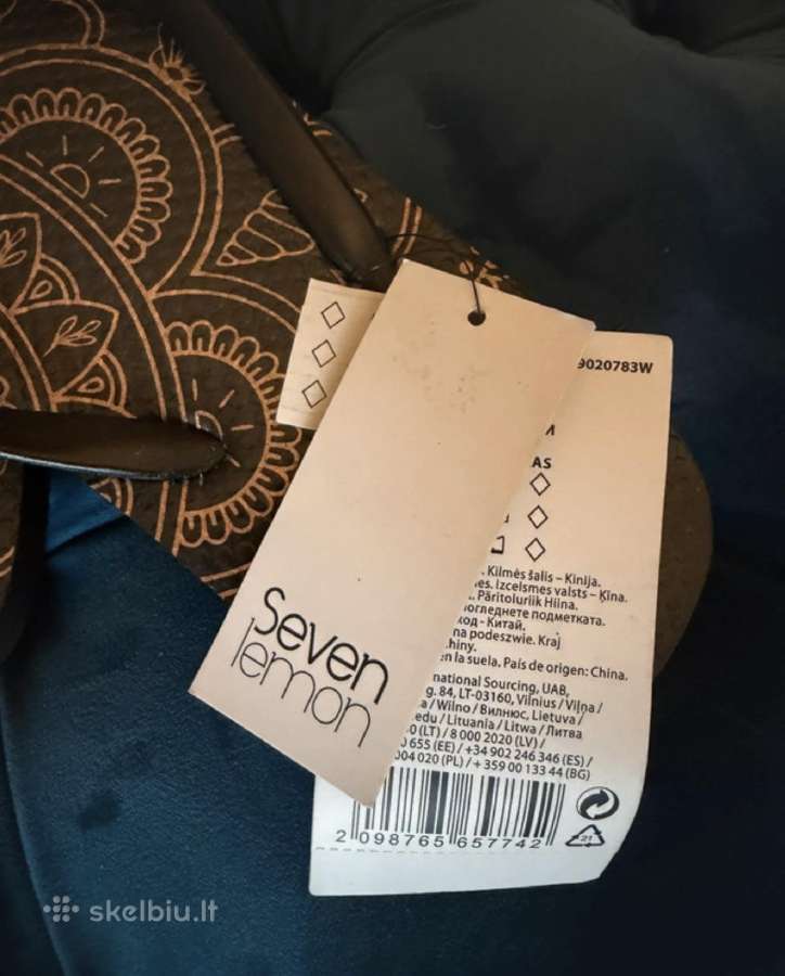 Seven lemon šlepetės per pirštą - nuotraukos Nr. 2