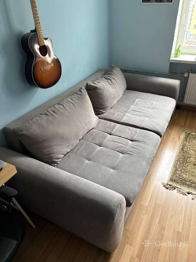 Pilka sofa - nuotraukos Nr. 4