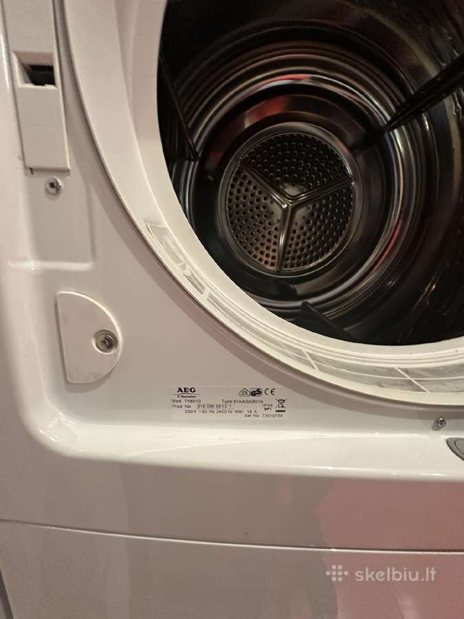 Aeg Lavatherm T58810 džiovyklė - nuotraukos Nr. 3