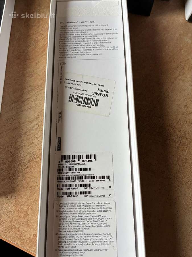 Samsung Galaxy Watch6 44mm Lte su defektu! - nuotraukos Nr. 6