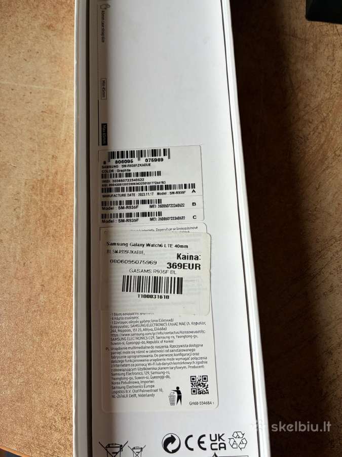 Samsung Galaxy Watch6 Lte 40mm (Graphite) veikia - nuotraukos Nr. 2