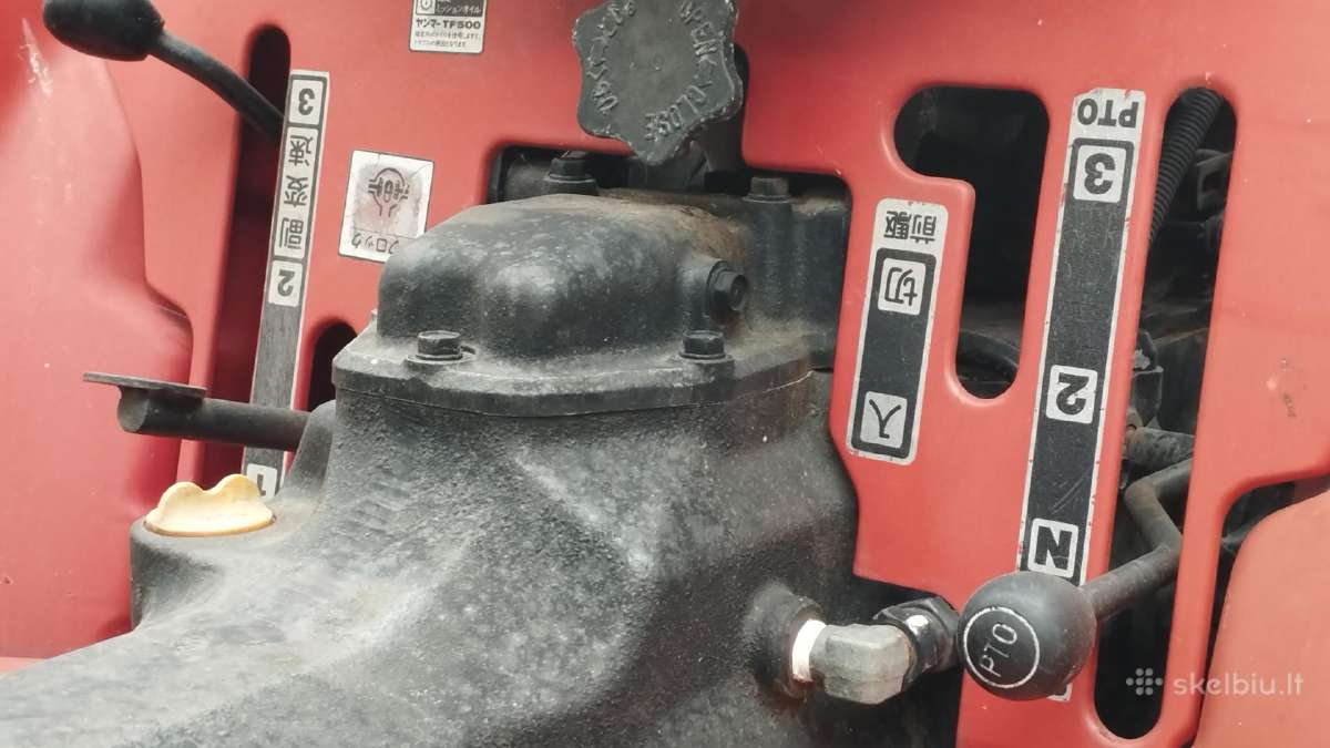 Traktoriukas Yanmar F16d su freza - nuotraukos Nr. 7