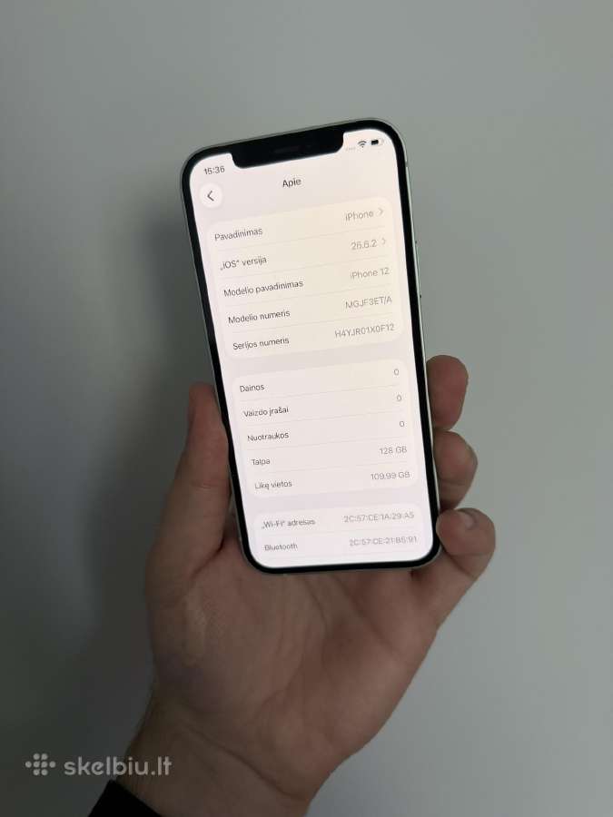 iPhone 12 128 GB - nuotraukos Nr. 3