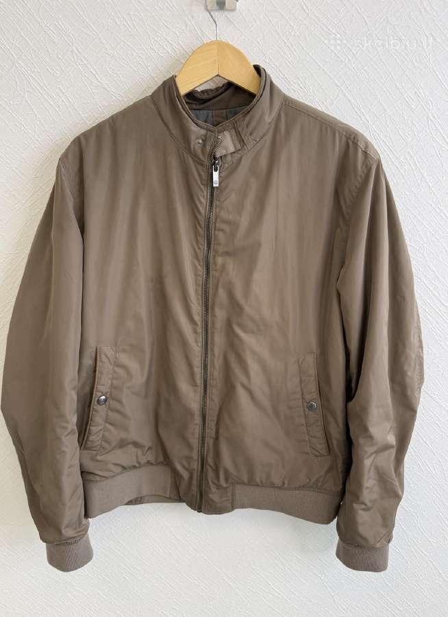 Massimo Dutti rusvas bomber striukė, XL - nuotraukos Nr. 5