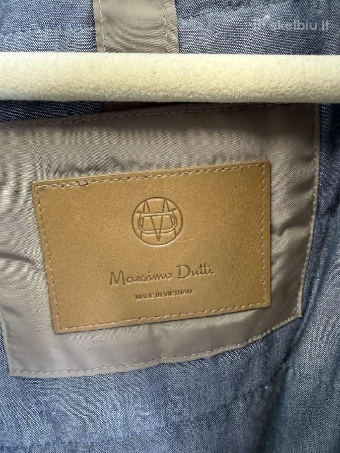 Massimo Dutti rusvas bomber striukė, XL - nuotraukos Nr. 6