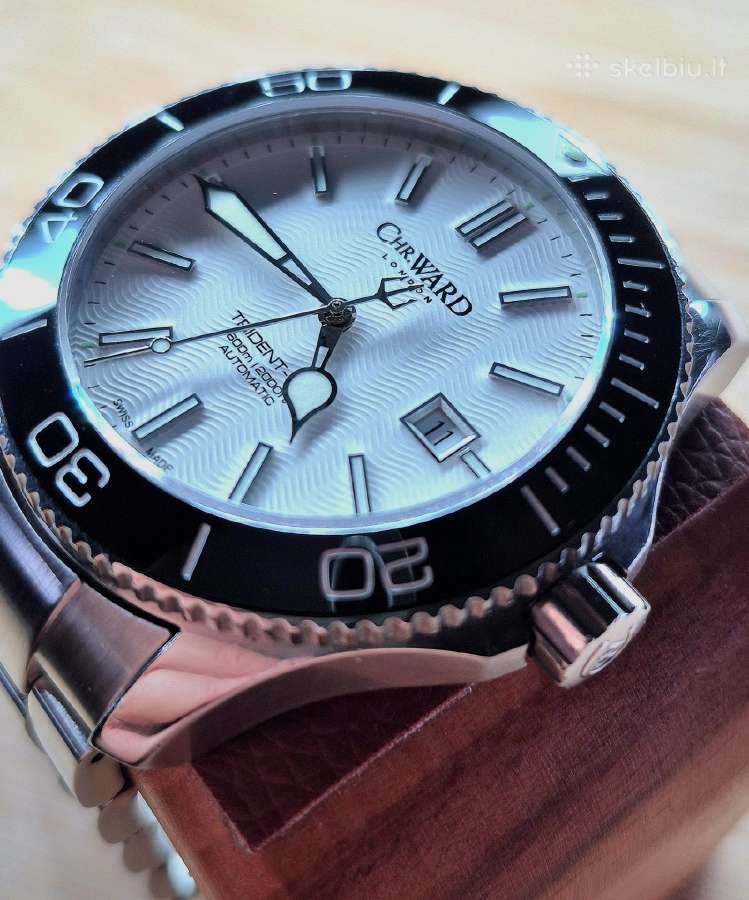 -Christopher Ward Trident pro 600m. 43mm.keramika - nuotraukos Nr. 13