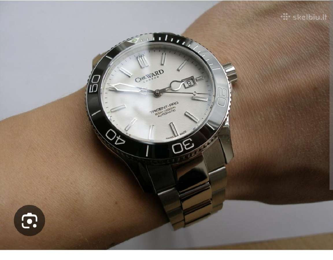 -Christopher Ward Trident pro 600m. 43mm.keramika - nuotraukos Nr. 14