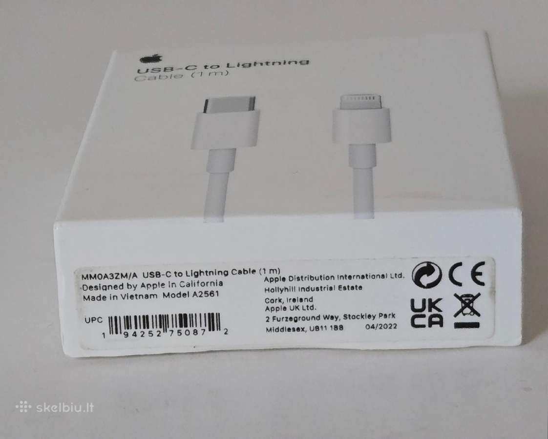 Apple Usb-c - Lightning 1 metro kabelis - nuotraukos Nr. 2