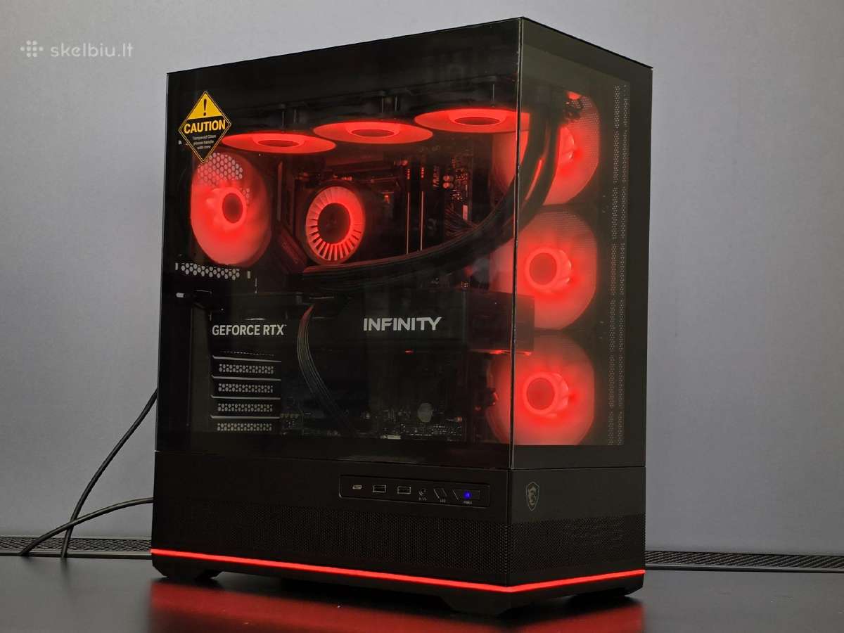 Ryzen 7 9800x3d, Rtx 5080 kompiuteris, 32gb, 2tb - nuotraukos Nr. 5