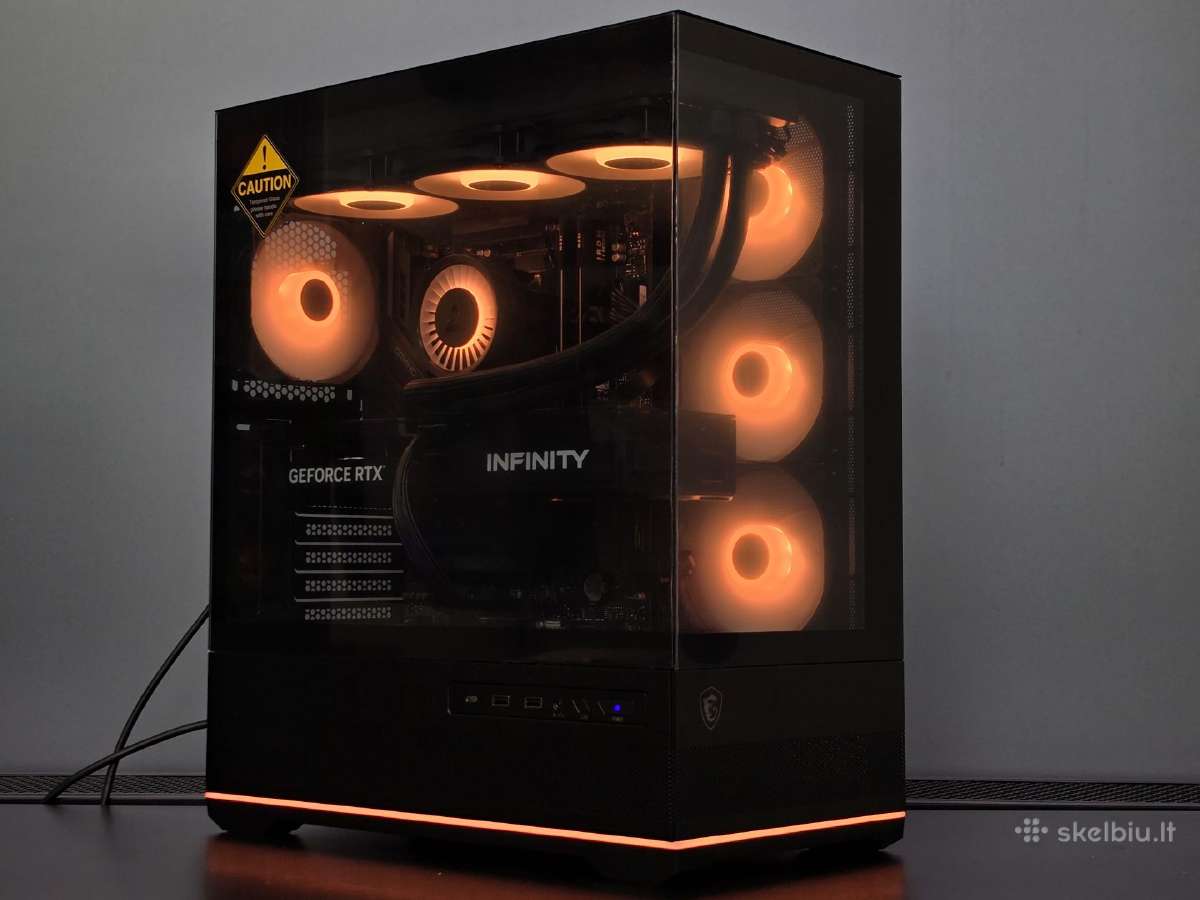 Ryzen 7 9800x3d, Rtx 5080 kompiuteris, 32gb, 2tb - nuotraukos Nr. 6