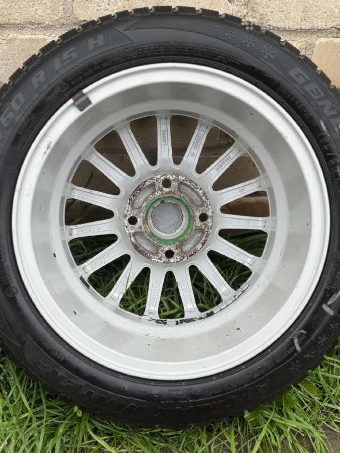 Borbet Ls R15 4x114,3 su  žieminėmis padangomis - nuotraukos Nr. 8