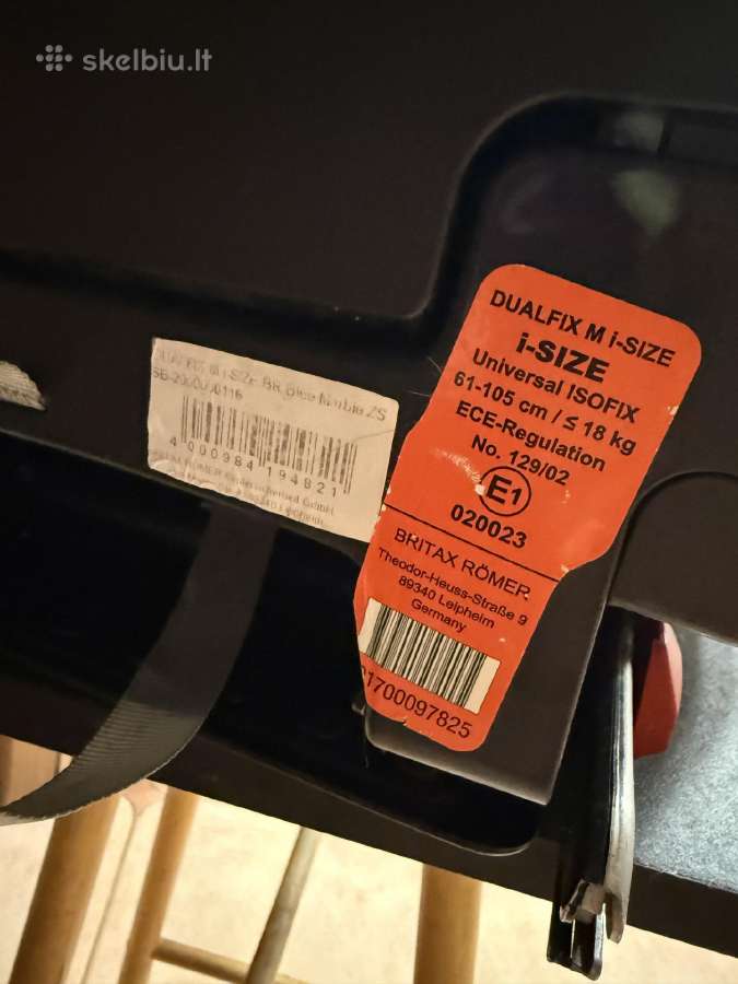 Britax romer dualfix m i size - nuotraukos Nr. 7