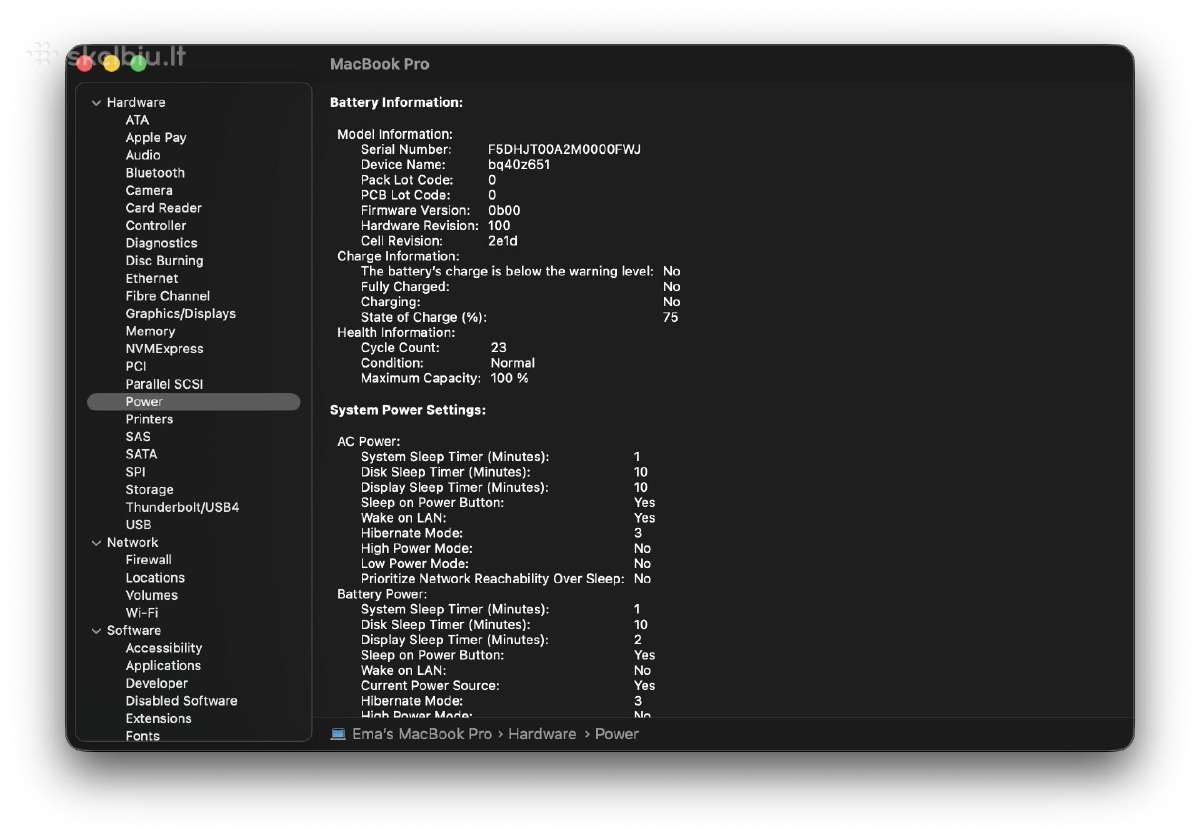 MacBook Pro 14 / M4 / 48gb / 512ssd - nuotraukos Nr. 8