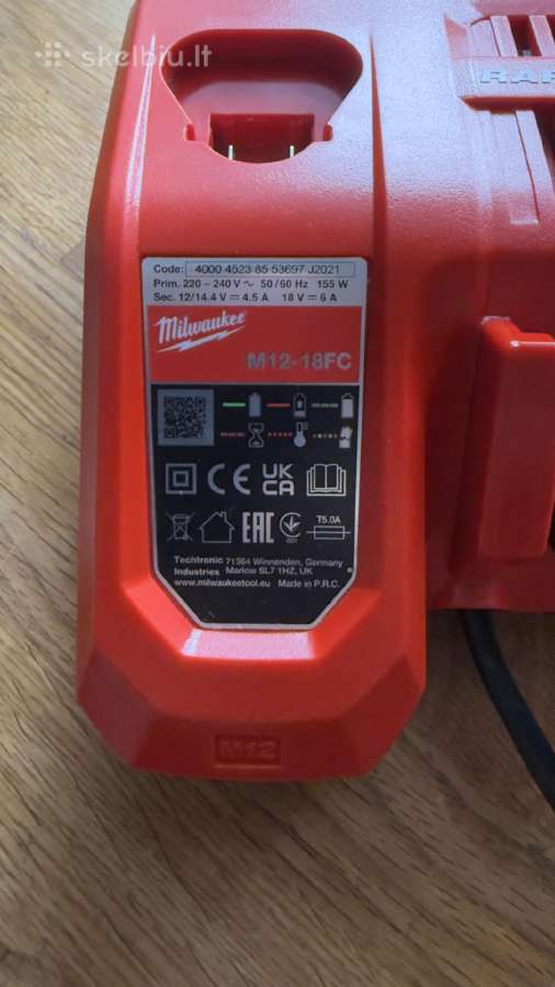 Milwaukee M12-18 Fc Rapid - nuotraukos Nr. 2