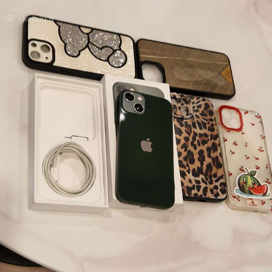 Apple iPhone 13 128gb Green - 87% baterija - nuotraukos Nr. 2