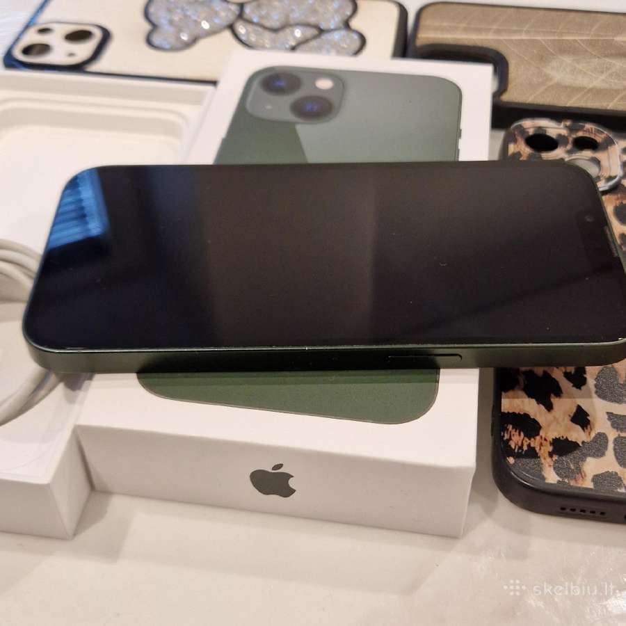 Apple iPhone 13 128gb Green - 87% baterija - nuotraukos Nr. 5