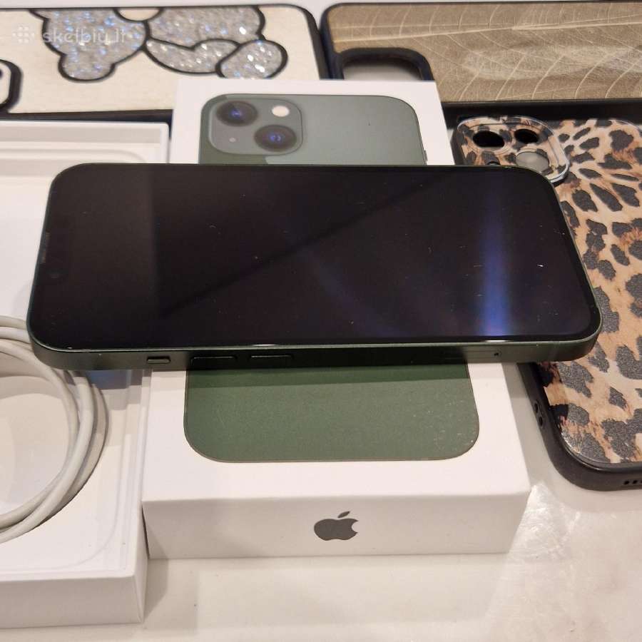 Apple iPhone 13 128gb Green - 87% baterija - nuotraukos Nr. 7