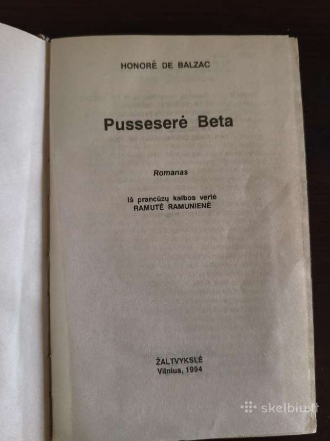 Onorė de Balzakas "Pusseserė Beta" - nuotraukos Nr. 6