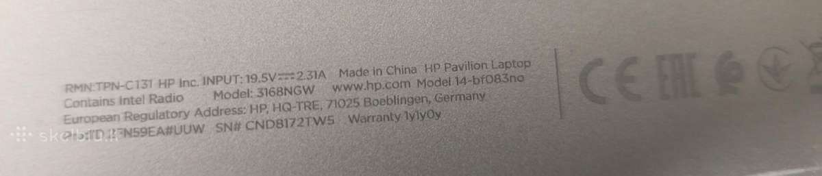 Hp Pavilion 14 - nuotraukos Nr. 4