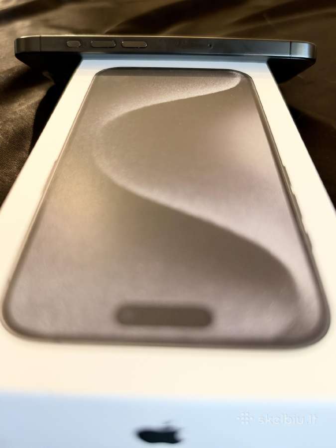 iPhone 15pro Black Titanium - nuotraukos Nr. 3