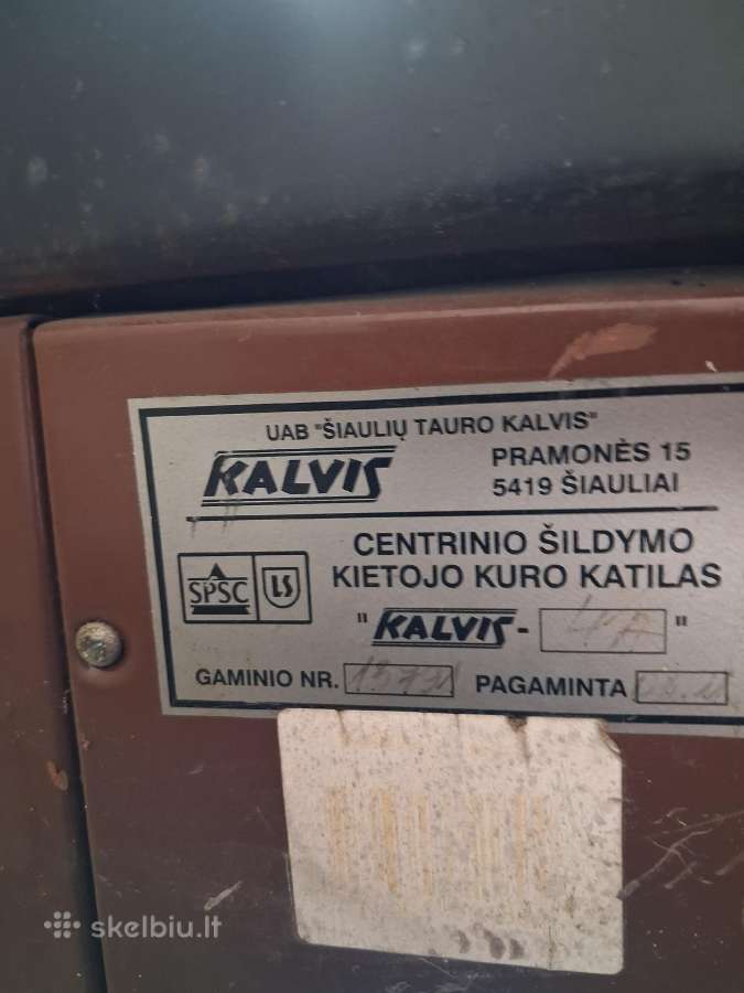 Parduodu centrinio šildymo katilą Kalvis - nuotraukos Nr. 2