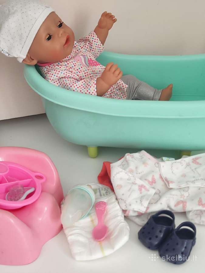 Baby born lėlė su priedais ir vonia - nuotraukos Nr. 4