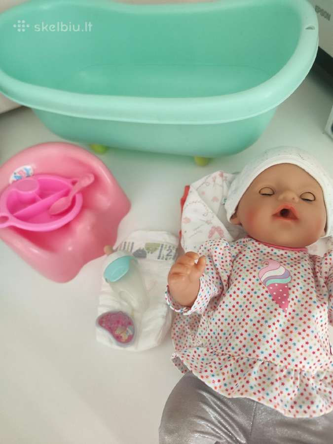 Baby born lėlė su priedais ir vonia - nuotraukos Nr. 13