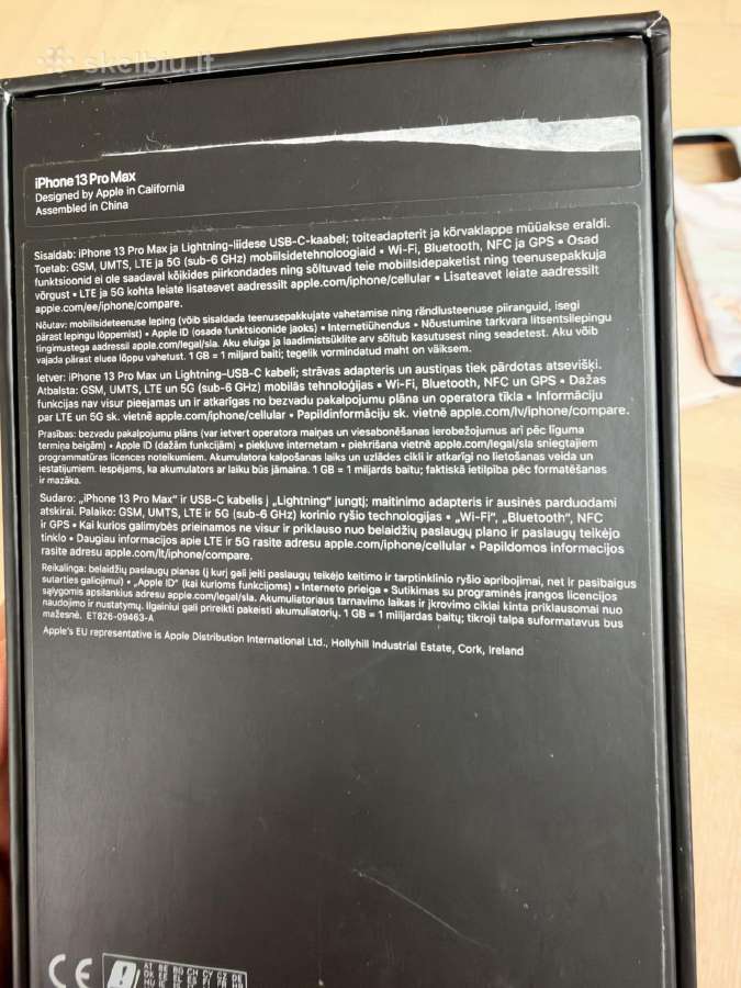 iPhone 13pro Max, 256gb, 87%battery - nuotraukos Nr. 5