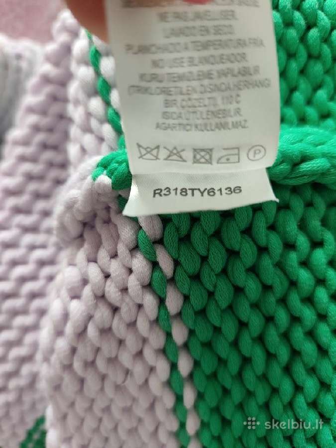 Naujas Tibi stambaus mezgimo megztinis, L dydis - nuotraukos Nr. 9
