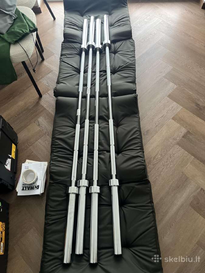 Olimpinis grifas 200cm svoris 20kg skylė 50mm - nuotraukos Nr. 2
