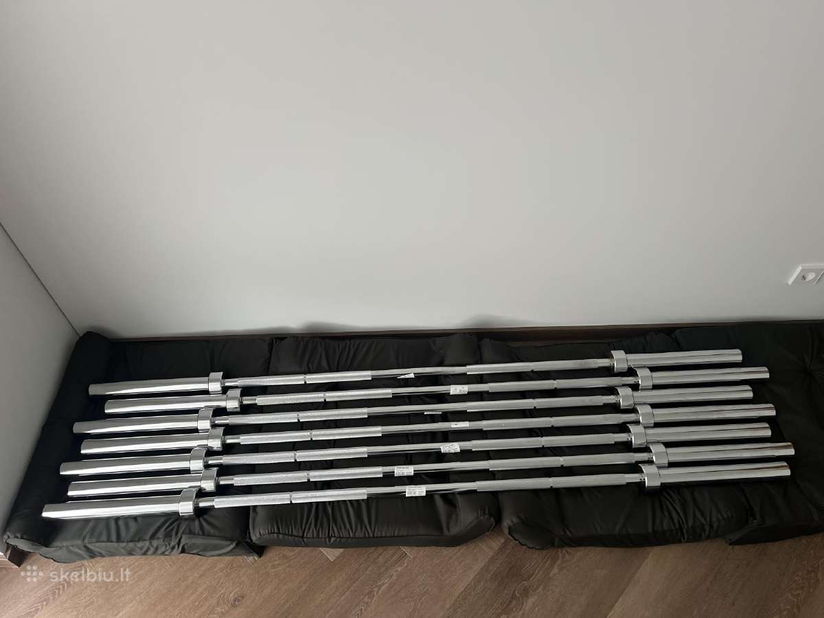 Olimpinis grifas 200cm svoris 20kg skylė 50mm - nuotraukos Nr. 3