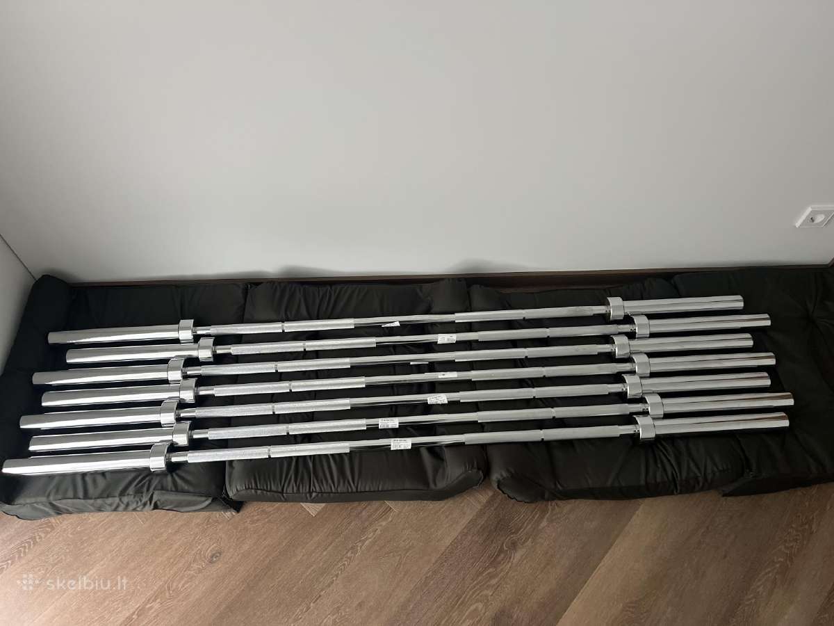 Olimpinis grifas 200cm svoris 20kg skylė 50mm - nuotraukos Nr. 4