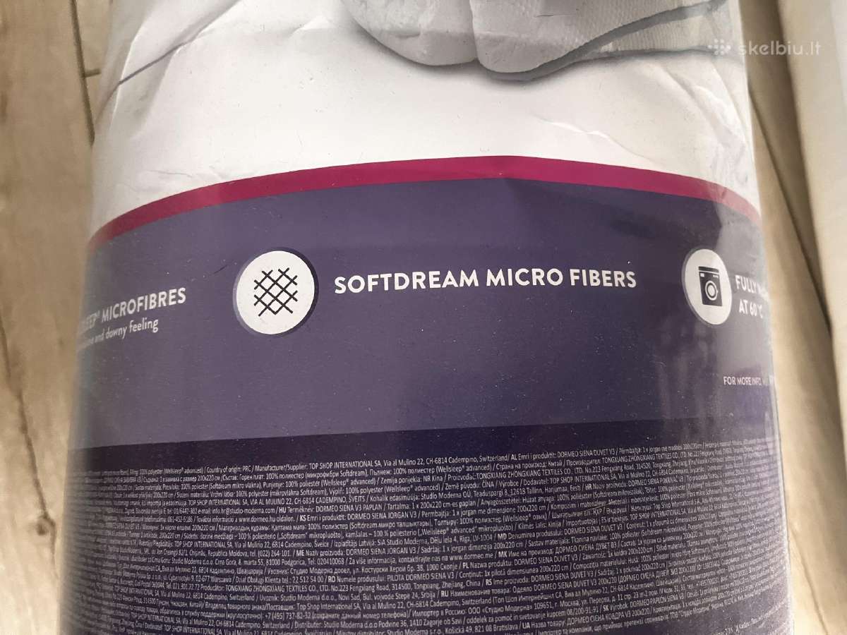 Dormeo Siena Duvet antklodė (naujos pakuotės) - nuotraukos Nr. 5