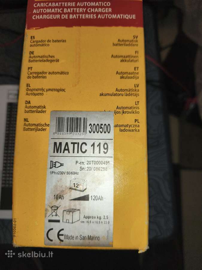 Įkroviklis Deca matic 119 12 v - nuotraukos Nr. 3