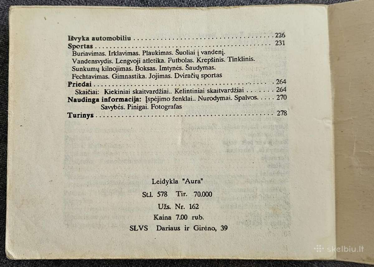 Žodynas ''lietuvių-anglų'' kelioninis - nuotraukos Nr. 3