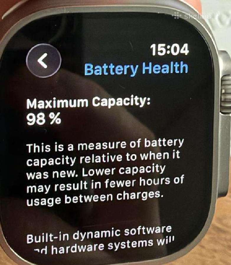 Parduodamas Apple Watch ultra 2 - nuotraukos Nr. 9