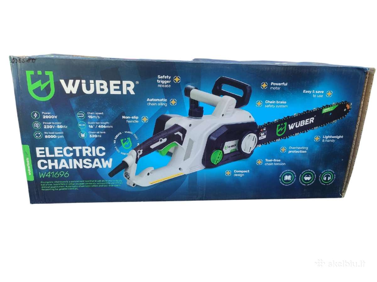 Elektrinis grandininis pjūklas Wüber W41696 - nuotraukos Nr. 9