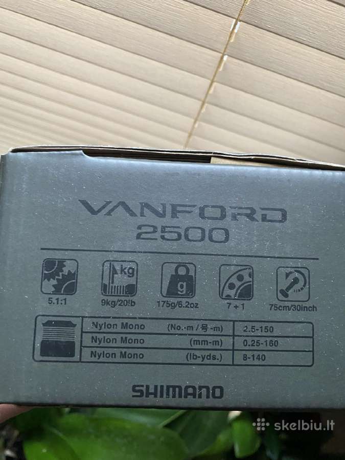 Shimano Zodias 7-21g spiningas + Shimano Vanford - nuotraukos Nr. 4