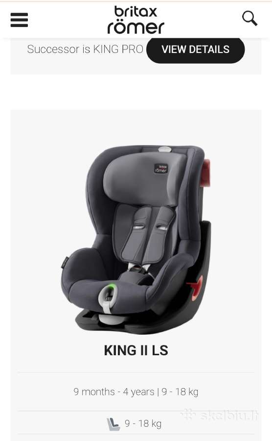 Auto kėdutė 9-18kg - nuotraukos Nr. 3