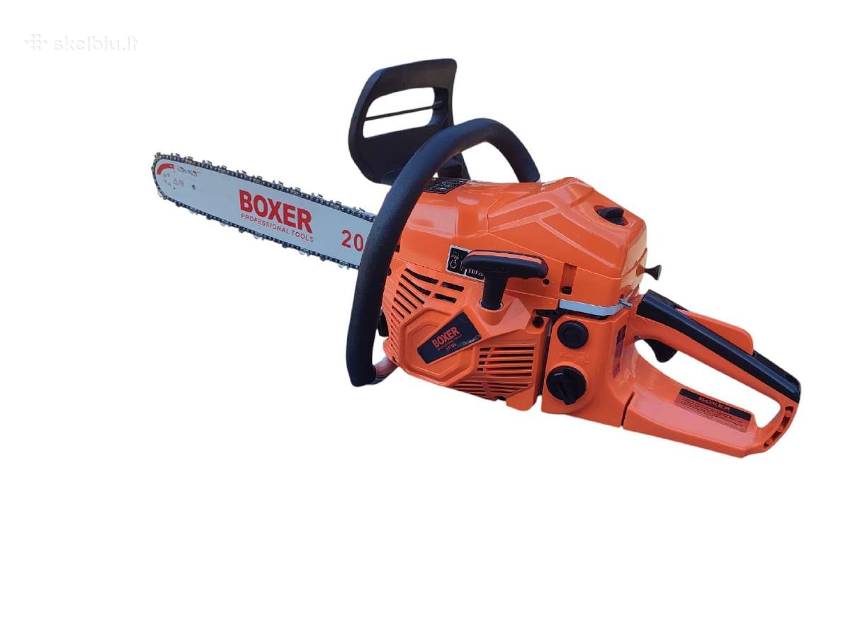 Benzininis grandininis pjūklas Boxer Bx-108 - nuotraukos Nr. 3