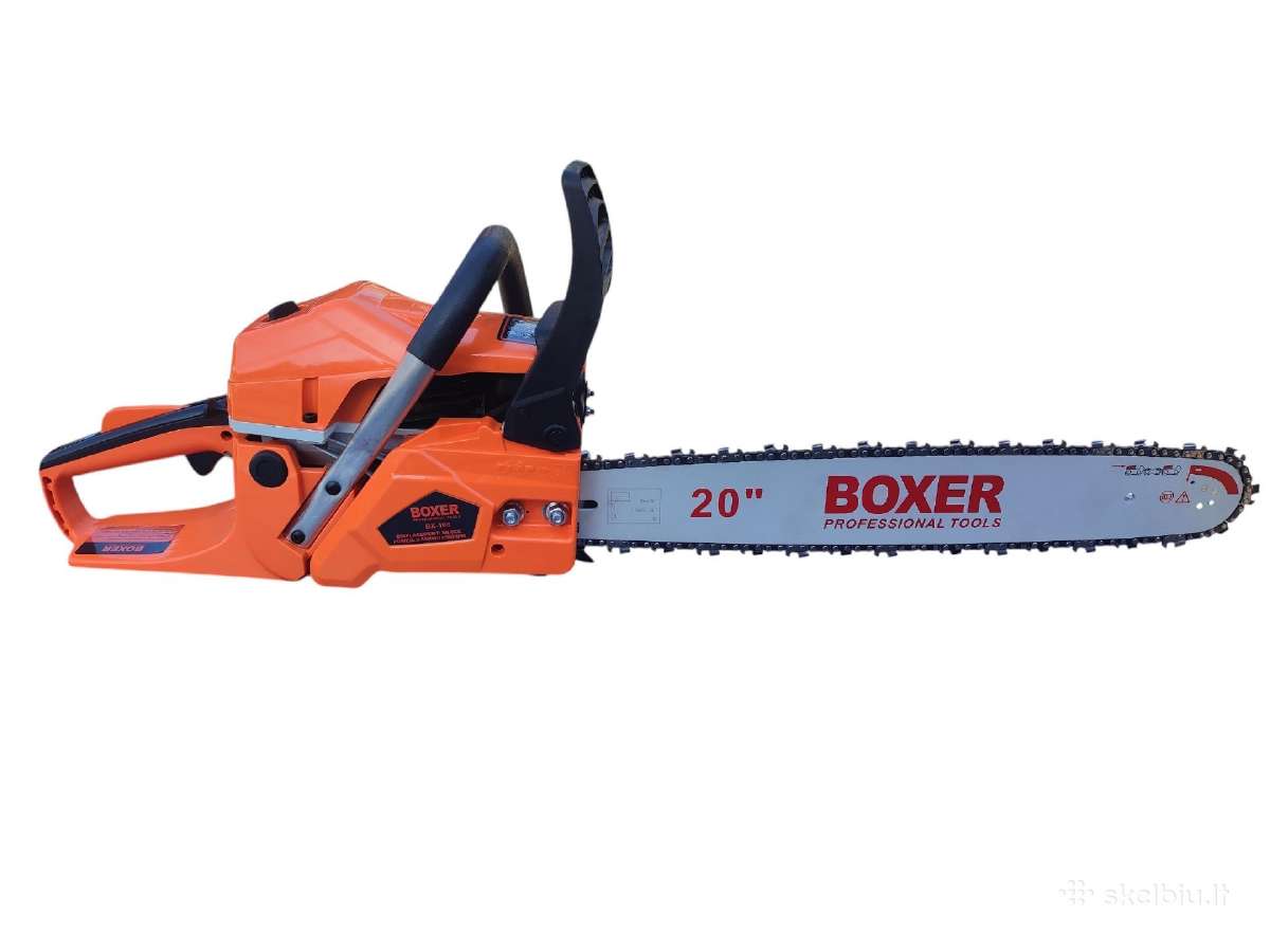 Benzininis grandininis pjūklas Boxer Bx-108 - nuotraukos Nr. 5