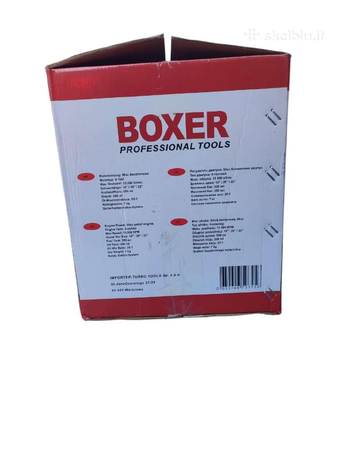Benzininis grandininis pjūklas Boxer Bx-108 - nuotraukos Nr. 10