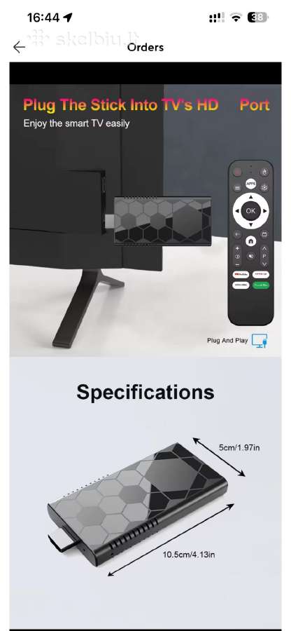Samsung 32" televizorius + Android TV - nuotraukos Nr. 8