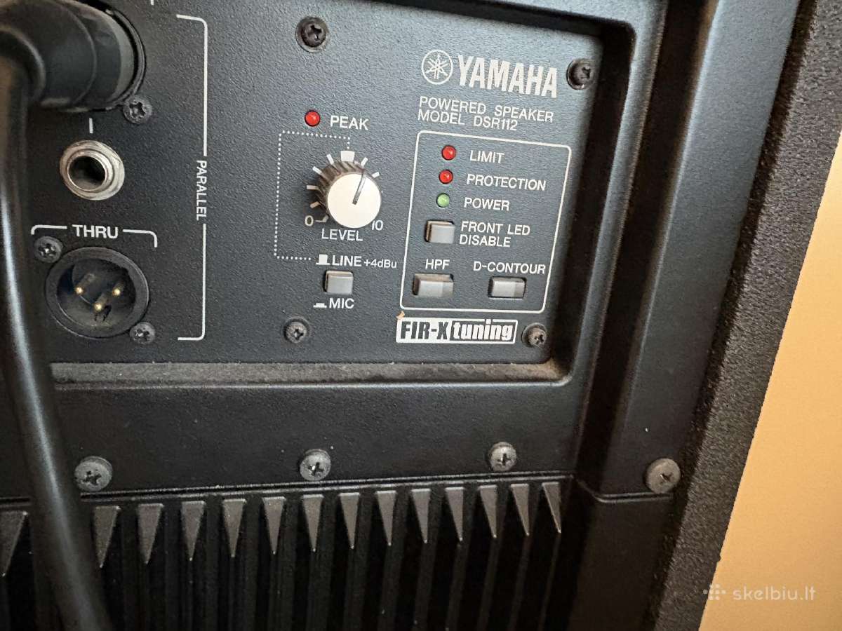 Parduodamos 2 aktyvios kolonėlės Yamaha Dsr112 - nuotraukos Nr. 2