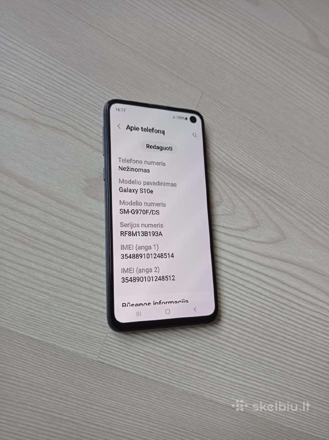 Samsung s10e, labai geros būklės - nuotraukos Nr. 3
