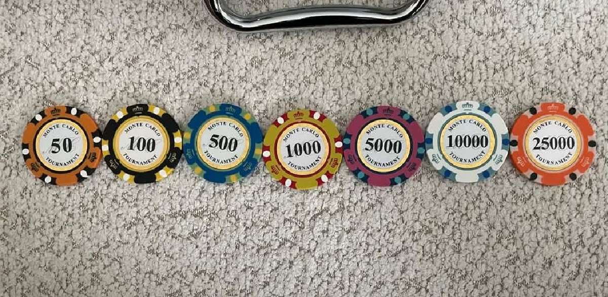 Monte Carlo Pokerio žetonų rinkinys - nuotraukos Nr. 2