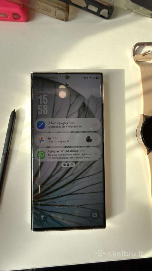 Samsung galaxy s23 ultra256gb ir Samsung watch 4 - nuotraukos Nr. 21