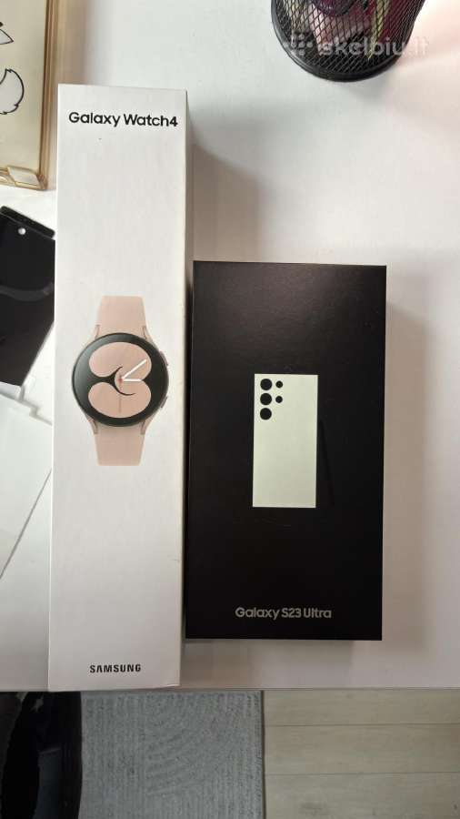 Samsung galaxy s23 ultra256gb ir Samsung watch 4 - nuotraukos Nr. 25